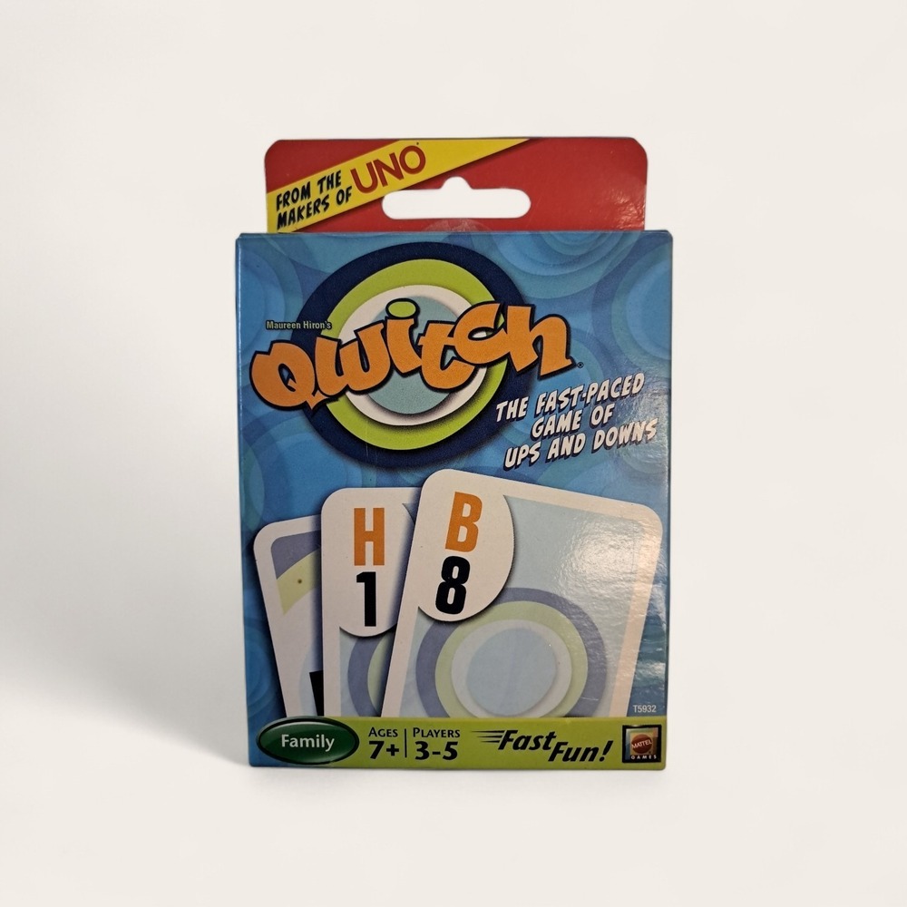 Mattel Cardgame Qwitch (2009 Ed) Box Fair/NM